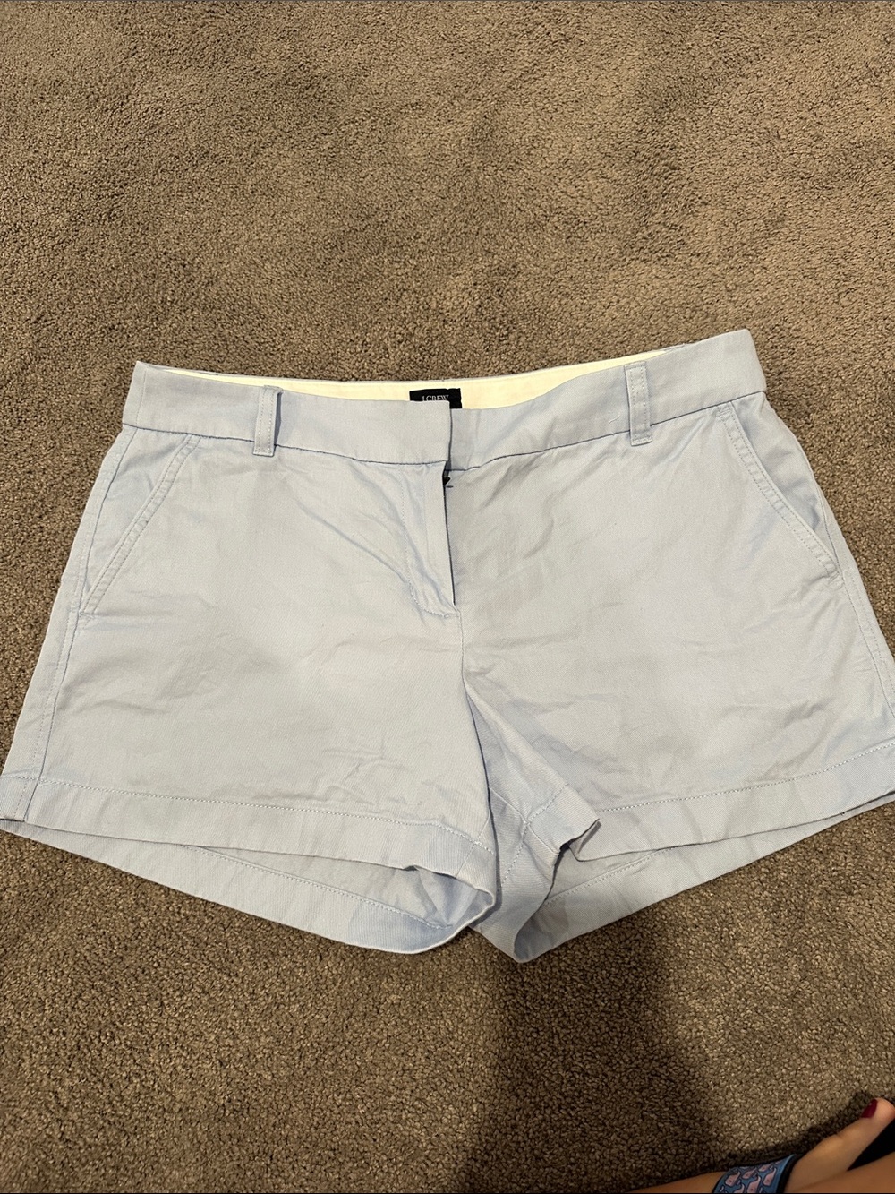 J. Crew Light Blue Women's Cotton Shorts